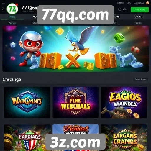 Exploração das opções de jogos no 77qq.com